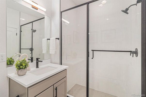 Bathroom, Glass Shower, Interior