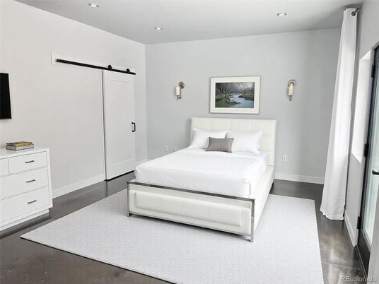 Bedroom, Interior, Recessed Lighting
