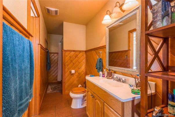 Bathroom, Interior, Wooden Walls