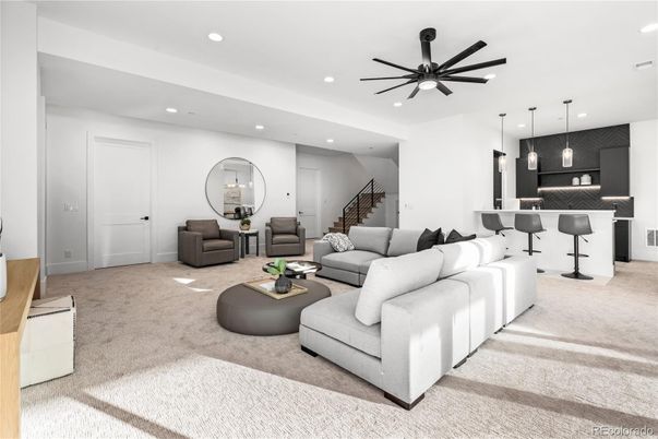 Interior, Kitchen, Living room, Pendant Lights, Recessed Lighting
