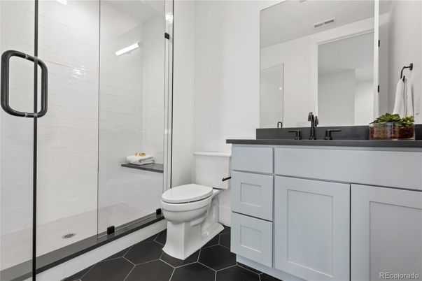 Bathroom, Glass Shower, Interior