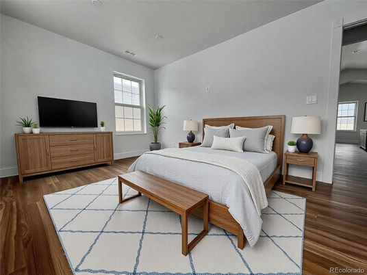 Bedroom, Interior, Wood Texture Flooring