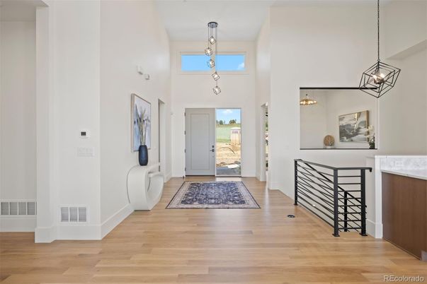 Interior, Pendant Lights, Wood Texture Flooring
