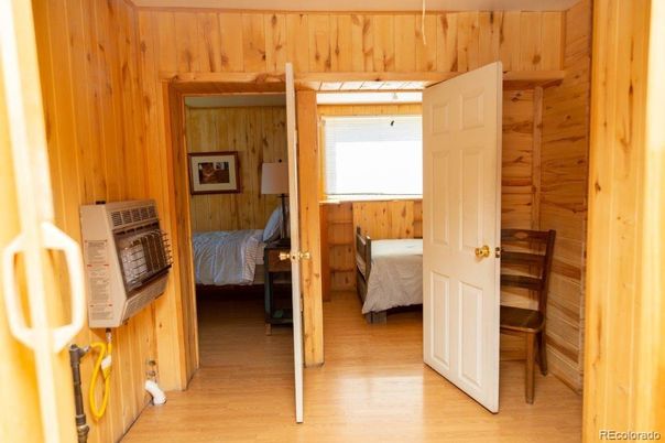 Bedroom, Interior, Wood Texture Flooring, Wooden Walls