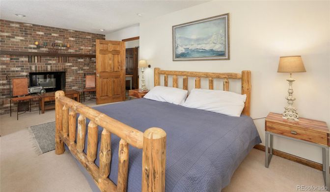 Bedroom, Fireplace, Interior, Stone Walls