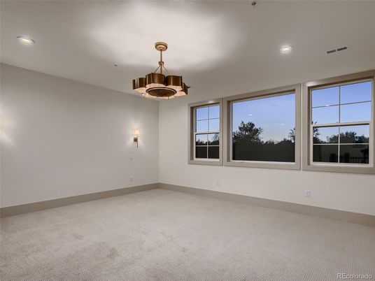 Chandelier, Empty room, Interior, Recessed Lighting
