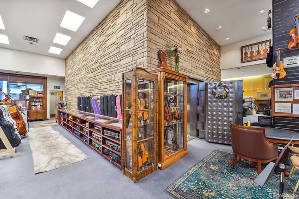 Interior, Recessed Lighting, Stone Walls