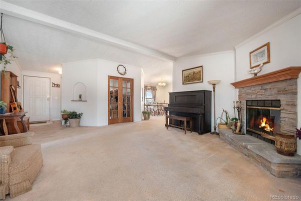 Fireplace, Interior, Piano