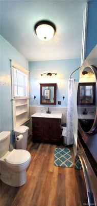 Bathroom, Interior, Wood Texture Flooring
