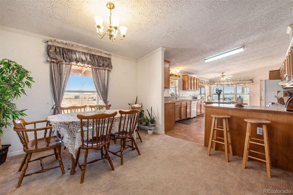 Chandelier, Dining room, Interior, Kitchen, Wood Texture Flooring