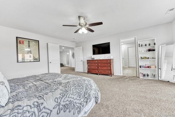 Bedroom, Interior, Recessed Lighting