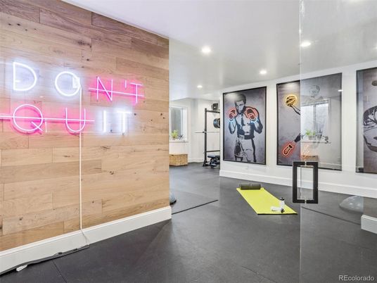 Fitness Equipment, Interior, Recessed Lighting, Wooden Walls
