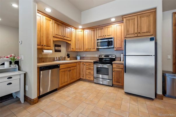 Interior, Kitchen, Recessed Lighting, Stainless Steel Appliances