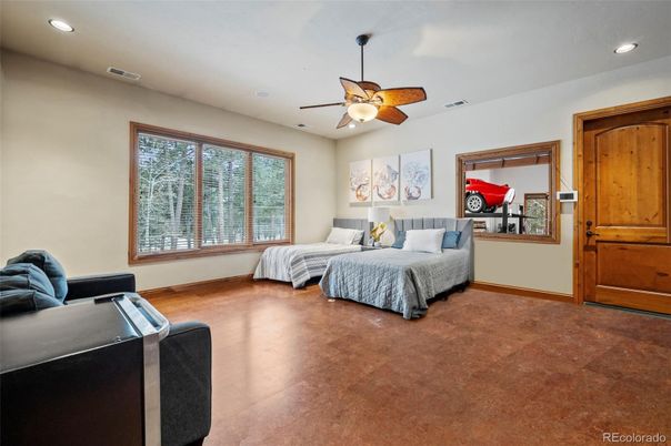 Bedroom, Interior, Recessed Lighting