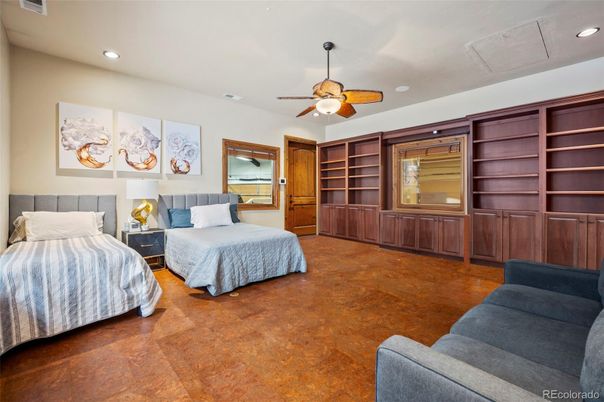 Bedroom, Interior, Recessed Lighting