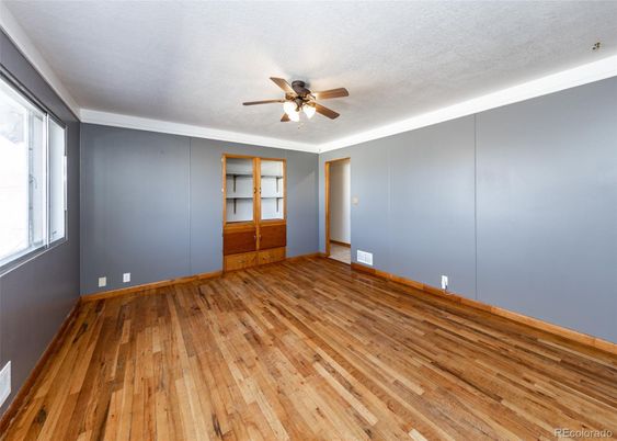 Empty room, Interior, Wood Texture Flooring