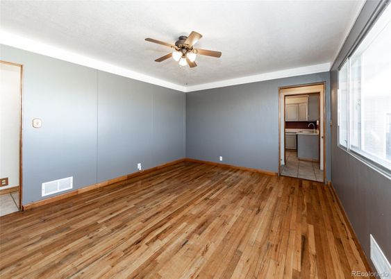 Empty room, Interior, Wood Texture Flooring