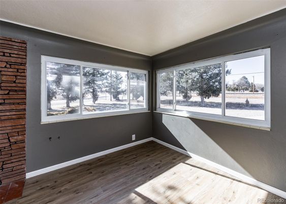 Empty room, Interior, Wood Texture Flooring