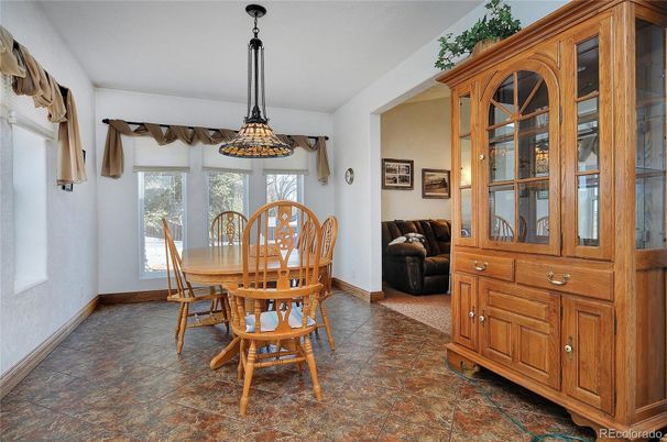 Dining room, Interior, Pendant Lights