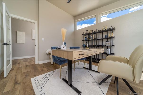 Home Office, Interior, Wood Texture Flooring
