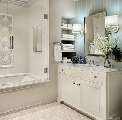 Bathroom, Glass Shower, Interior