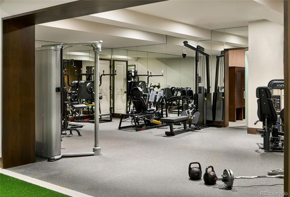 Fitness Equipment, Gym, Interior