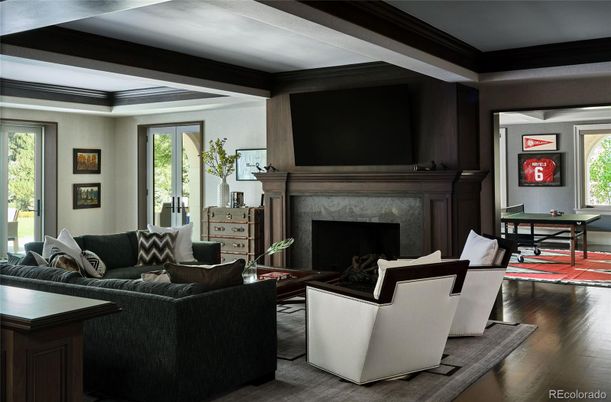 Fireplace, Interior, Living room, Wood Texture Flooring
