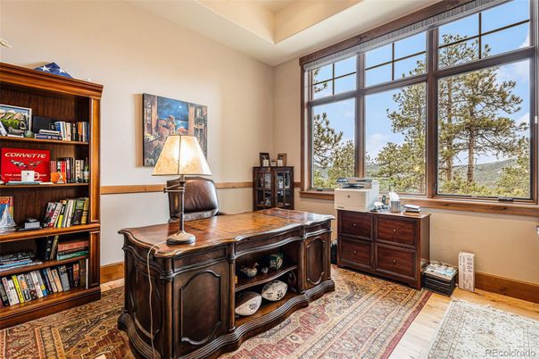 Home Office, Interior, Wood Texture Flooring