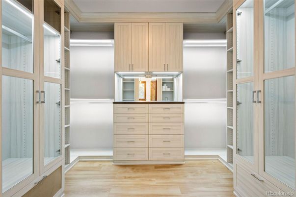Interior, Walk-in Closets, Wood Texture Flooring