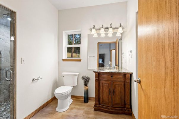 Bathroom, Interior, Wood Texture Flooring