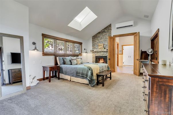 Bedroom, Fireplace, Interior, Stone Walls