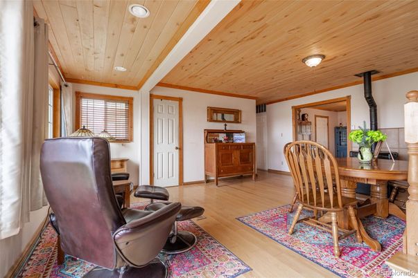 Home Office, Interior, Wooden Ceilings, Wood Texture Flooring