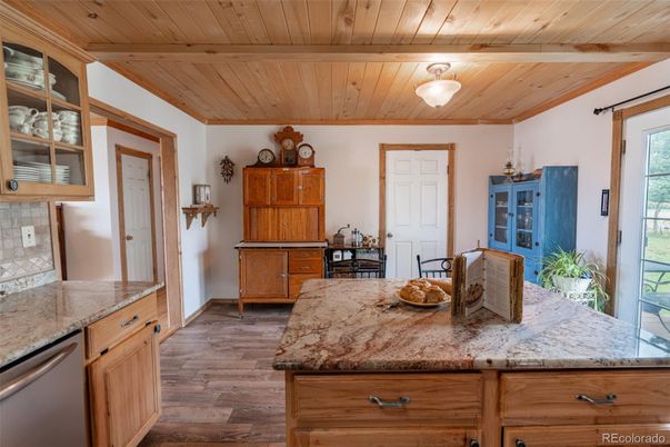 Interior, Kitchen, Wooden Beams, Wooden Ceilings, Wood Texture Flooring