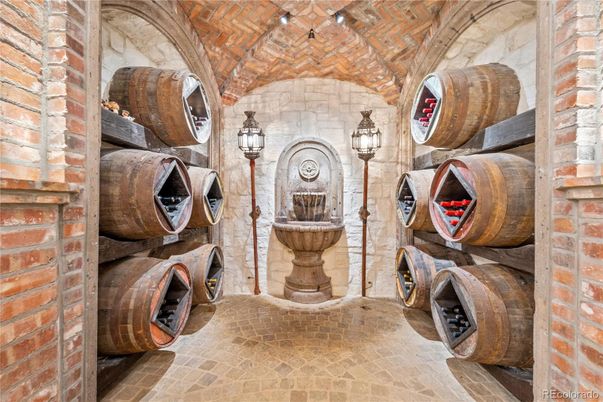 Interior, Stone Walls, Wine Storage