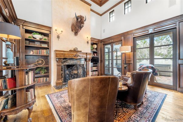 Fireplace, Interior, Wood Texture Flooring