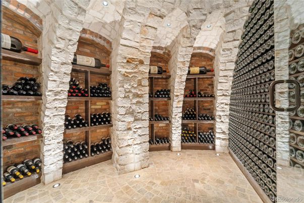 Interior, Stone Walls, Wine Storage
