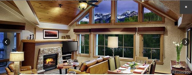 Dining room, Fireplace, Interior, Living room, Wooden Ceilings