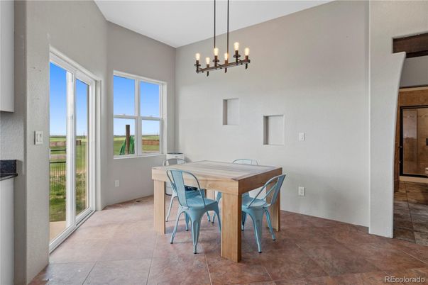 Dining room, Interior, Pendant Lights
