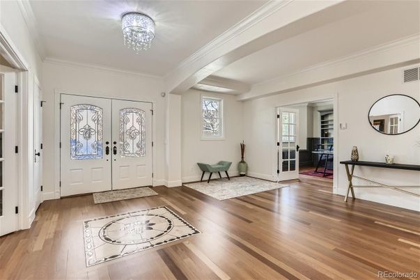 Chandelier, Interior, Wood Texture Flooring