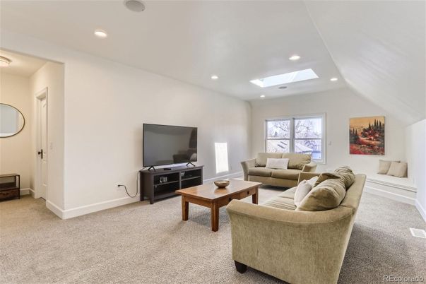 Interior, Living room, Recessed Lighting