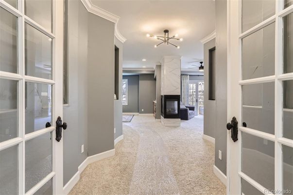 Fireplace, Interior, Recessed Lighting