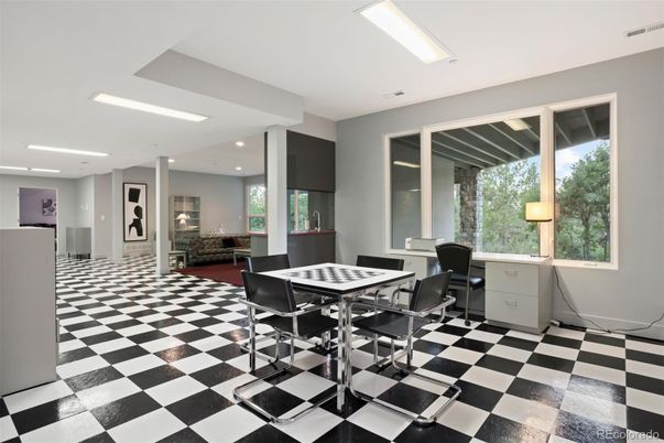 Home Office, Interior, Recessed Lighting