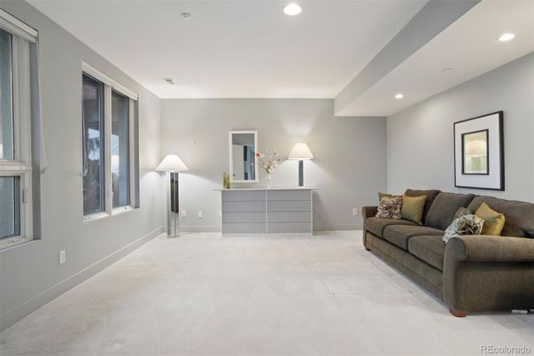 Interior, Living room, Recessed Lighting