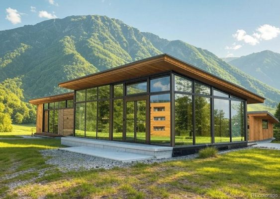 Backyard, Exterior, Facade, Modern