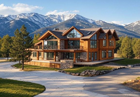 Exterior, Facade, Log Home