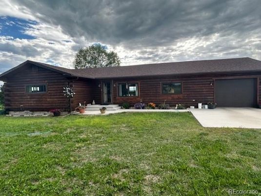 Attached, Backyard, Exterior, Facade, Log Home