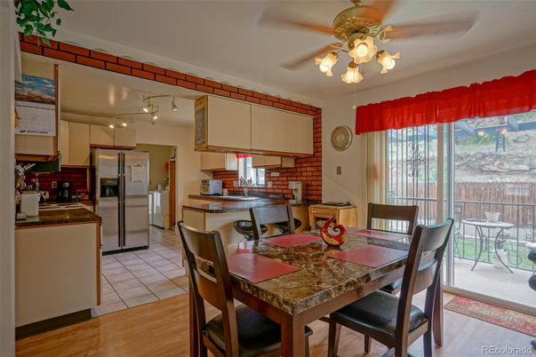 Dining room, Interior, Kitchen, Wood Texture Flooring