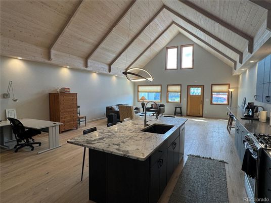 Interior, Kitchen, Pendant Lights, Wooden Beams, Wooden Ceilings, Wood Texture Flooring