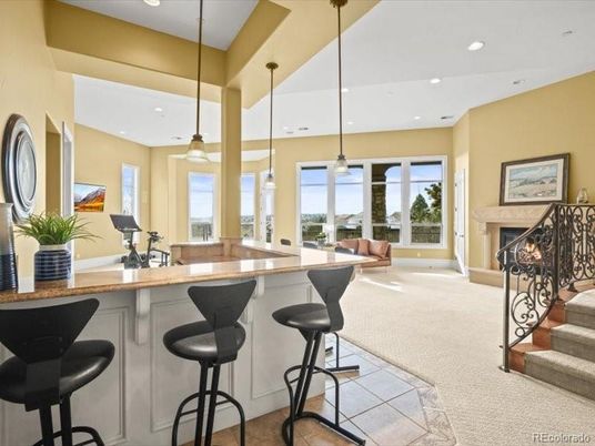 Fireplace, Fitness Equipment, Interior, Pendant Lights, Recessed Lighting