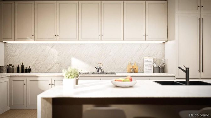 Interior, Kitchen, Wood Texture Flooring